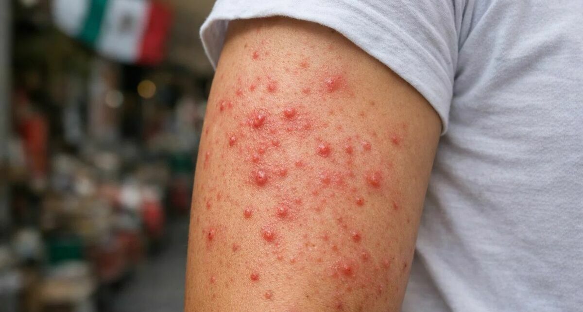 Conoce cómo identificar si ya tuviste sarampión o si ya te aplicaste la vacuna. Foto: Sora IA