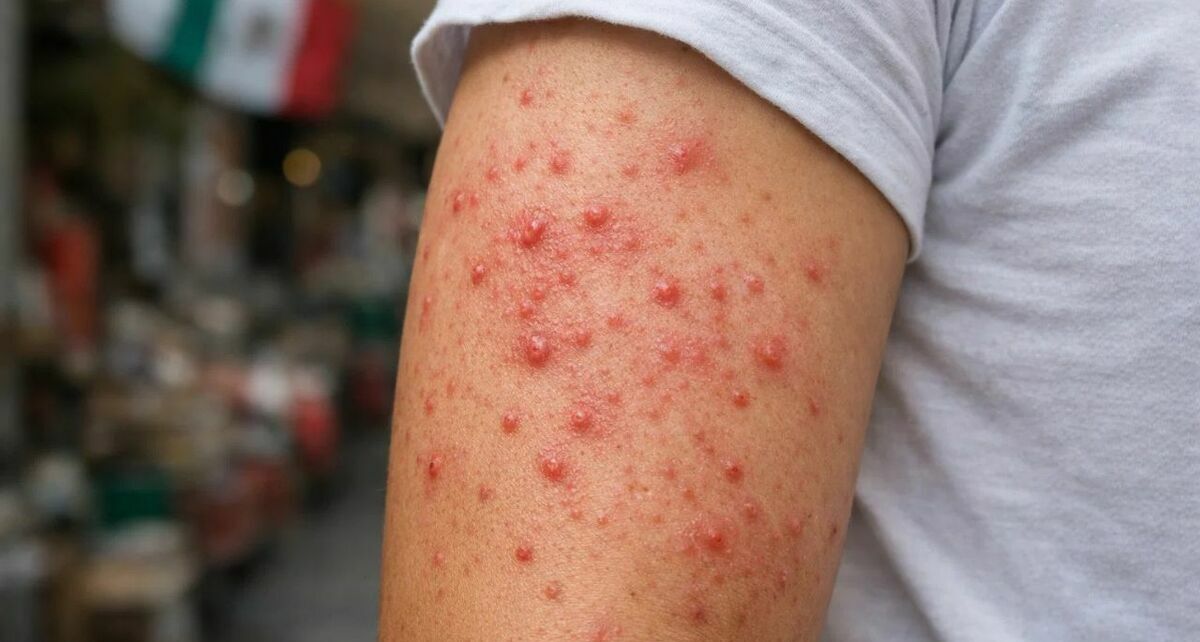 Conoce cómo identificar si ya tuviste sarampión o si ya te aplicaste la vacuna. Foto: Sora IA