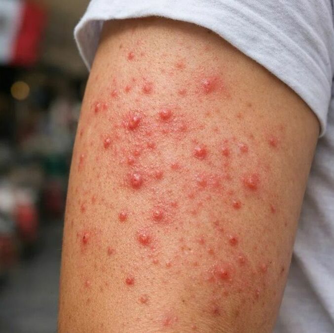 Conoce cómo identificar si ya tuviste sarampión o si ya te aplicaste la vacuna. Foto: Sora IA