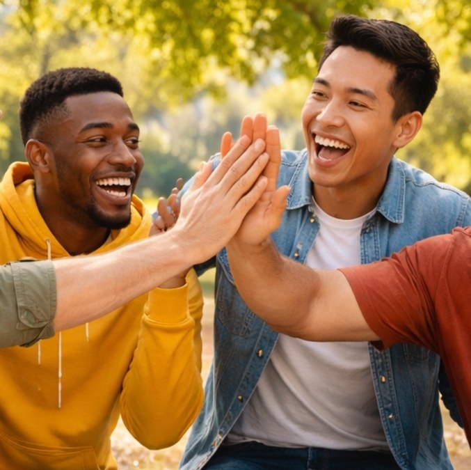 El 14 de febrero también se celebra la amistad (Imagen creada con IA)