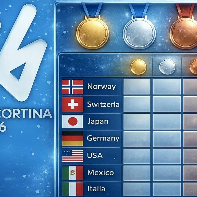 Así va el medallero de los Juegos Olímpicos de Invierno 2026 AL MOMENTO. (FOTO): Sora IA.