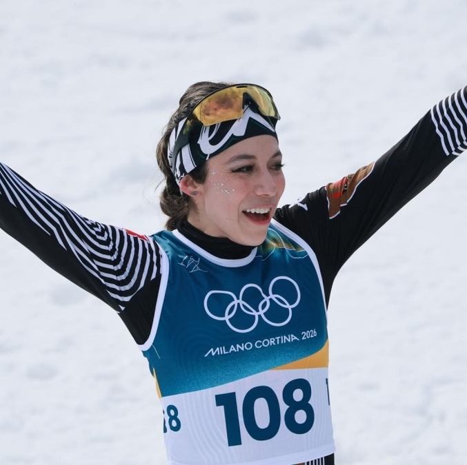 La mexicana Regina Martínez hizo historia en Milano-Cortina 2026 (EFE)