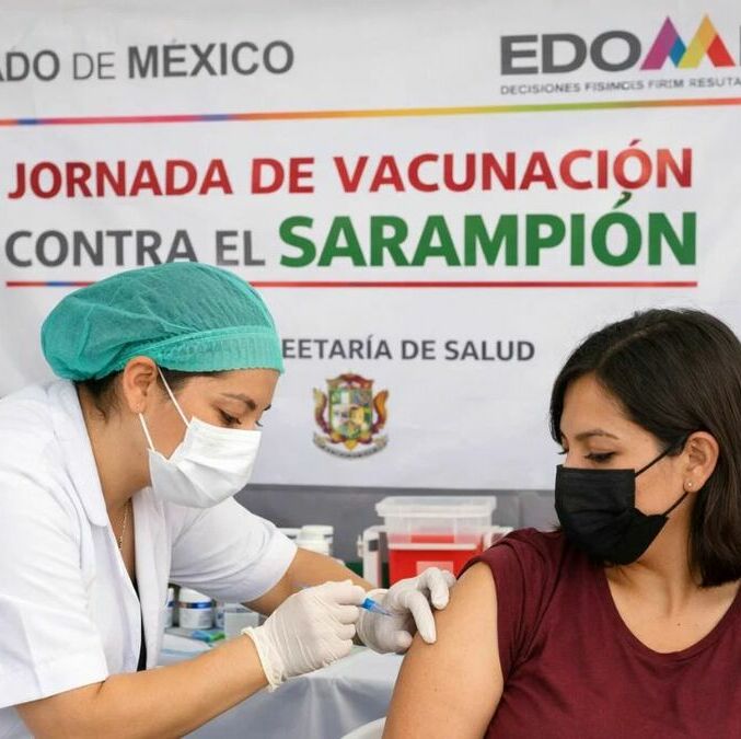Módulos de vacunación contra sarampión en Edomex: conoce cómo ubicar tu módulo. (FOTO): Sora IA.