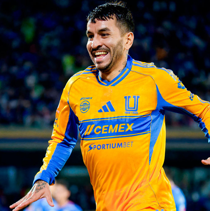 Ángel Correa el semestre anterior ante Cruz Azul en CU. (Foto: Imago7)