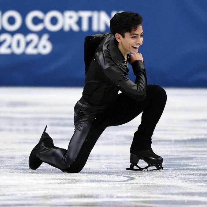 Donovan Carrillo en la Milano Ice Skating Arena (Reuters)