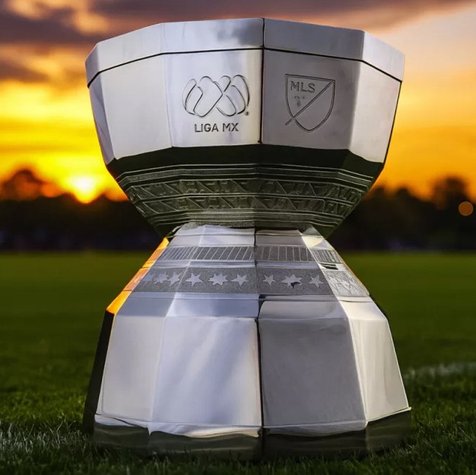 El trofeo de la Leagues Cup que se juega entre la MLS y la Liga MX. (Foto: Especial)