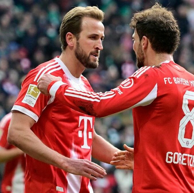 Harry Kane marcó doblete ante el Werder Bremen (Reuters)