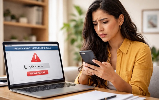Sigue estos pasos para desvincular tu número de teléfono de tu CURP. Foto: Sora IA