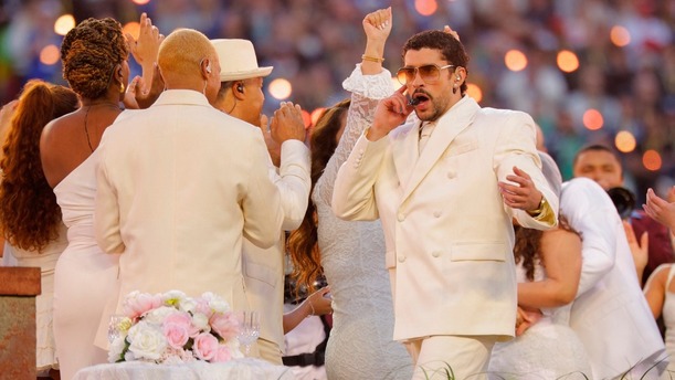 Bad Bunny se presentó en el show de medio tiempo del Super Bowl LX (Reuters)