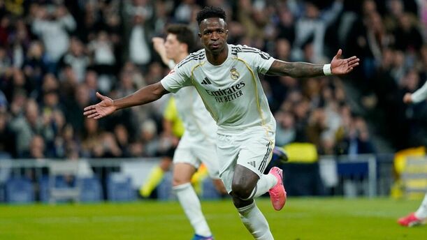 Vinícius Jr. marcó dos goles de penal (Reuters)