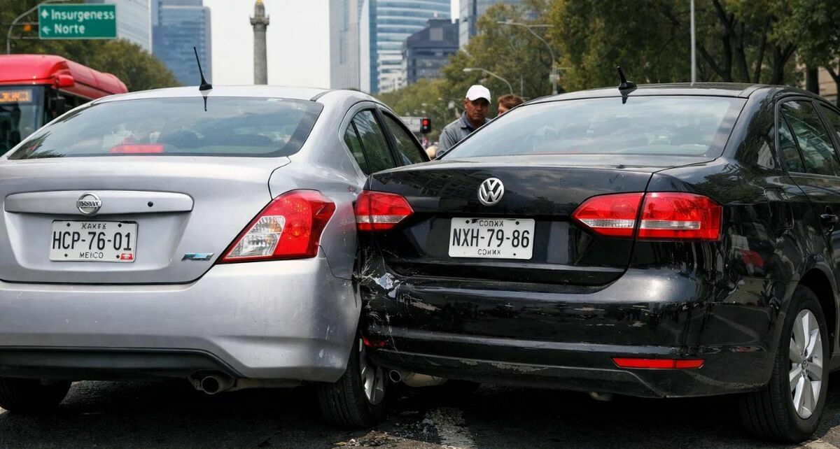 Montachoques provocan accidentes para exigir pagos. Foto: Sora IA
