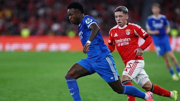 Vinicius fue el centro de atención del partido (Reuters)