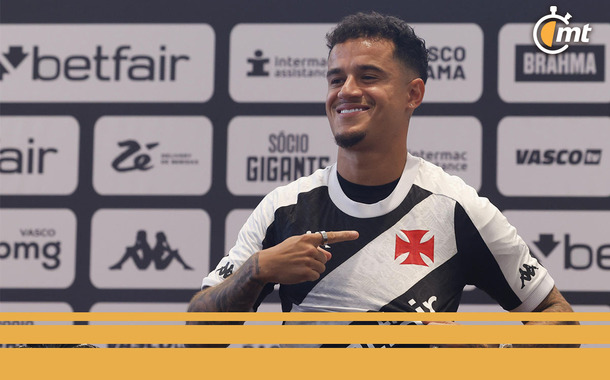 Coutinho fue presentado como jugador del Vasco da Gama. (FOTO: Vasco da Gama)