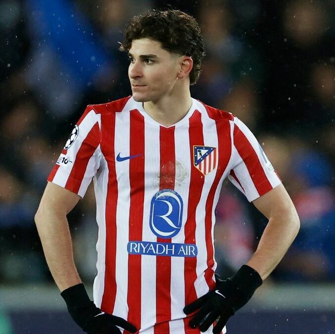 Julián Álvarez fue titular ante Brujas (Reuters)