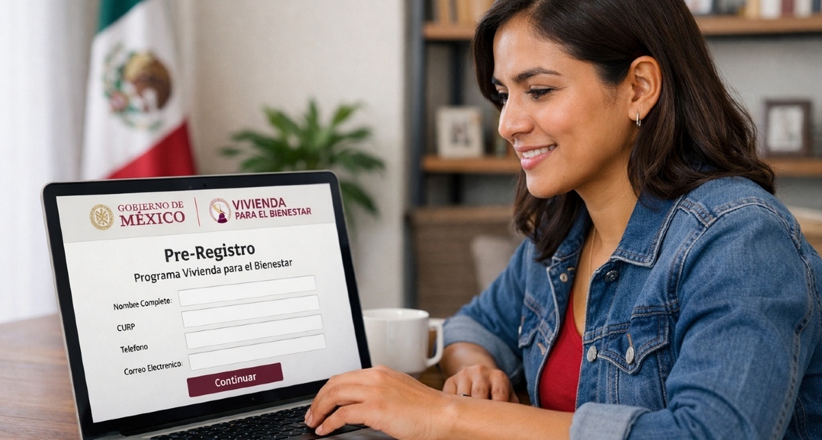 Sigue estos pasos para realizar el pre-registro de Vivienda para el Bienestar en línea. Foto: Sora IA