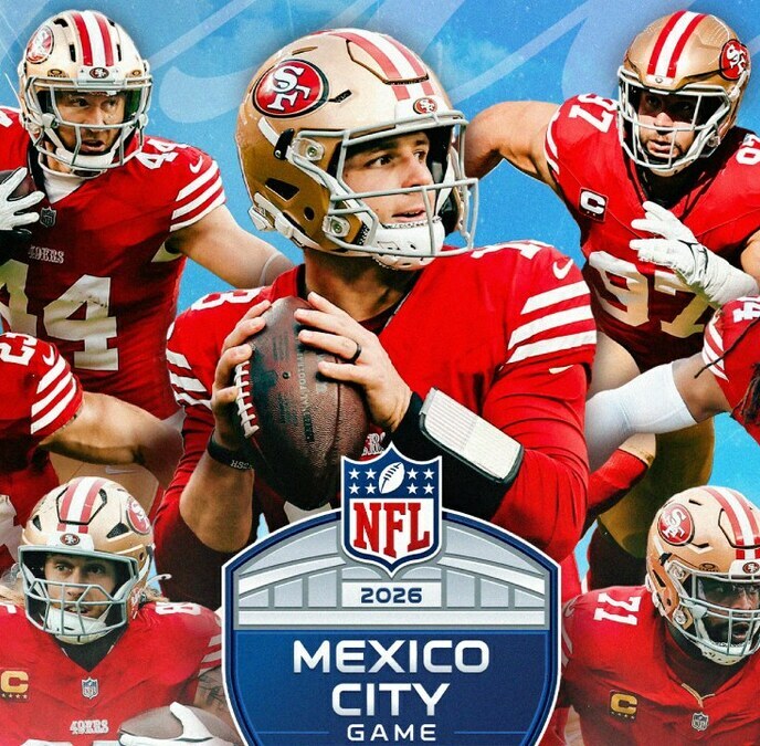 San Francisco 49ers jugarán partido de la NFL en el Estadio Banorte (X @49ers)
