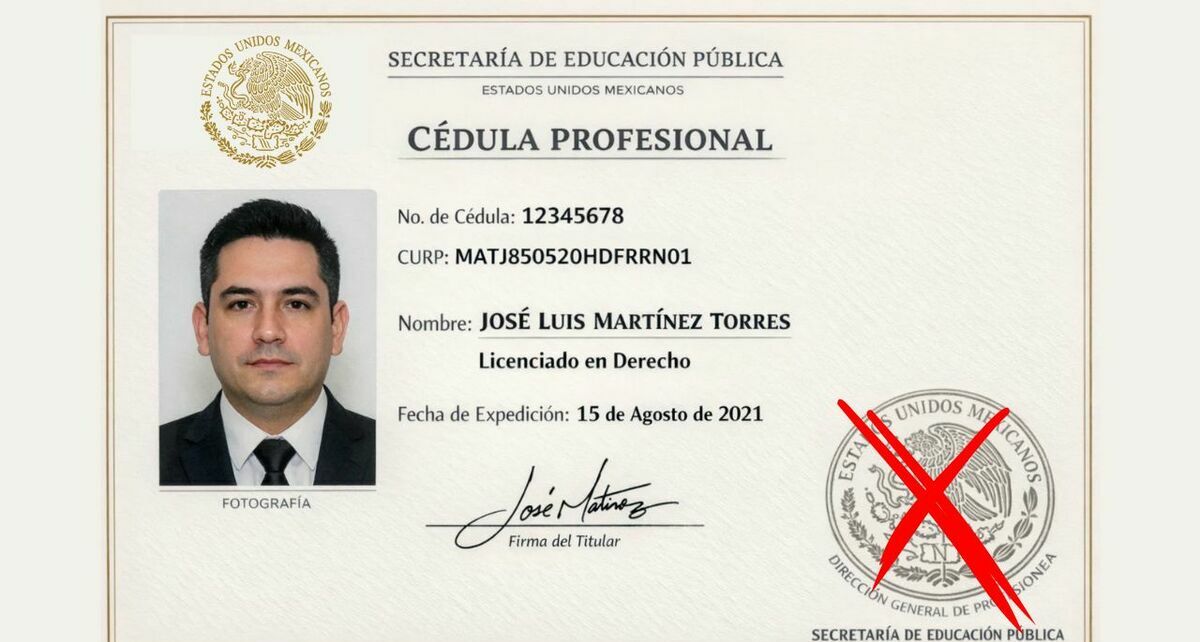 ¿La cédula profesional ya no es un documento de identificación oficial? Foto: Sora IA