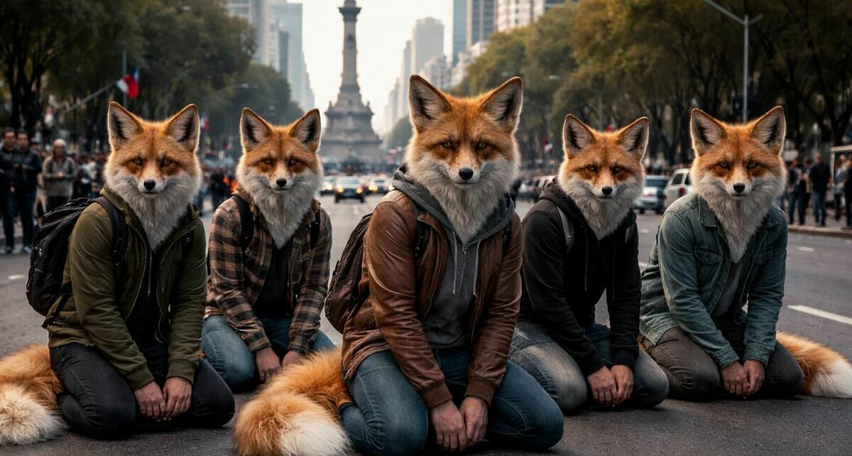 La comunidad Therian ha organizado convivencias en distintos estados de México. Foto: Sora IA