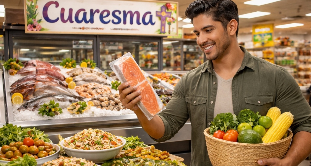 Conoce qué alimentos puedes comer y cuáles están prohibidos durante la cuaresma.  Foto: Sora IA