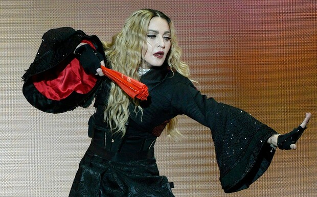 La cantante Madonna se encuentra hospitalizada. FOTO: EFE.
