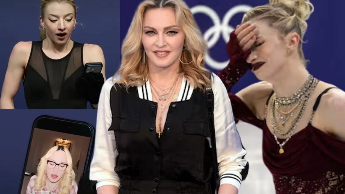 Madonna sorprendió a la patinadora, pero no le fue bien. (Foto: Especial)