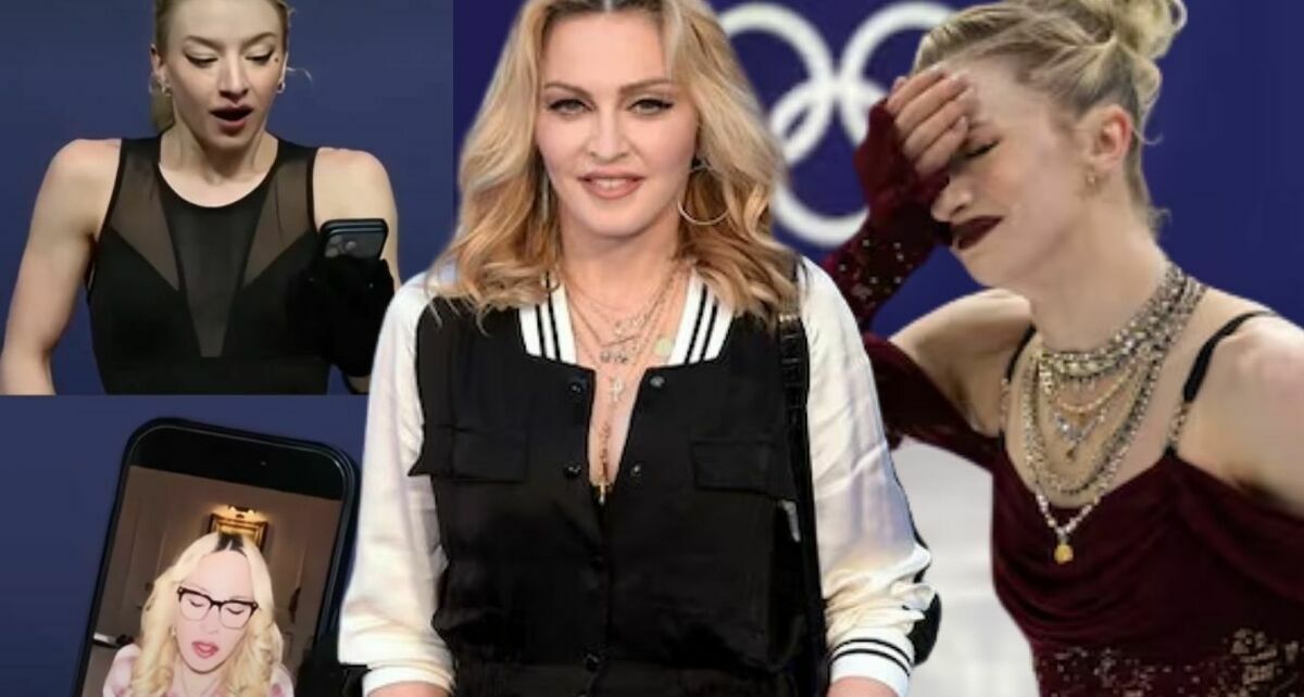 Madonna sorprendió a la patinadora, pero no le fue bien. (Foto: Especial)
