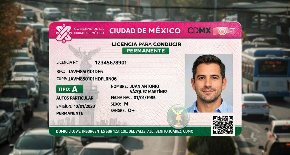 Todo lo que necesitas saber sobre la licencia permanente en CDMX este 2026: requisitos nuevos y precio. (Sora IA).