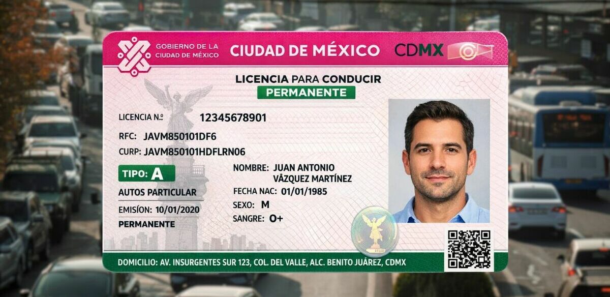 Todo lo que necesitas saber sobre la licencia permanente en CDMX este 2026: requisitos nuevos y precio. (Sora IA).