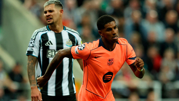 Rashford le dio el triunfo al Barcelona con doblete. (Foto: EFE)