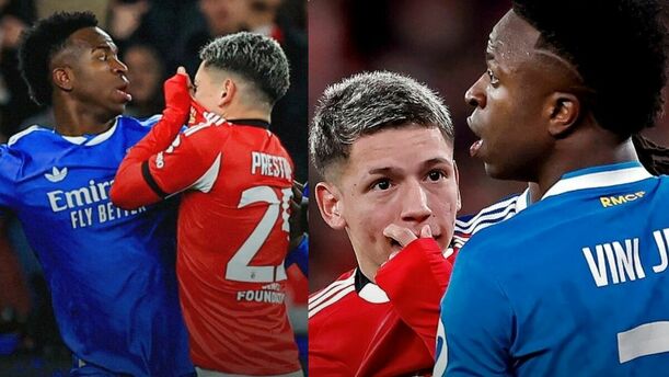 El momento en que Vinicius dice haber recibido los comentarios racistas. (Foto: Especial)