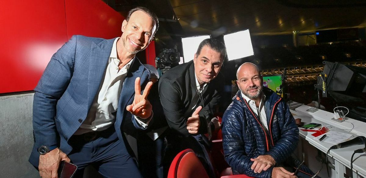 Zague, Christian Martinoli y Luis García (Imago7)