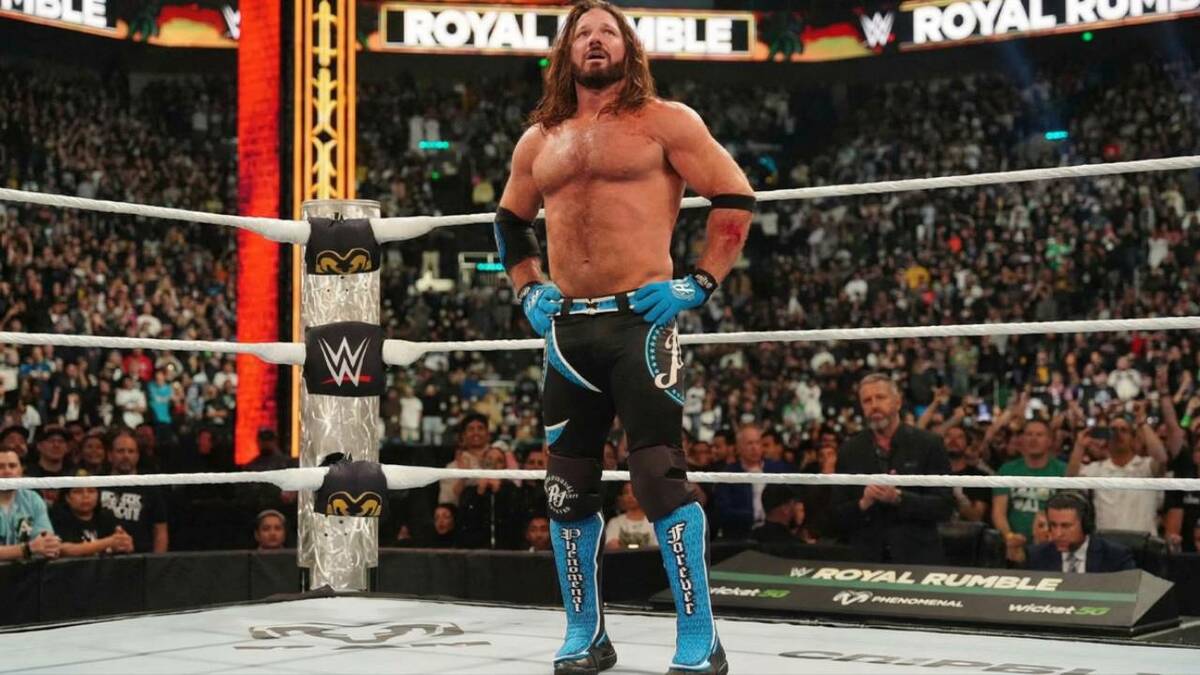 AJ Styles explica por qué se retiró en Royal Rumble
