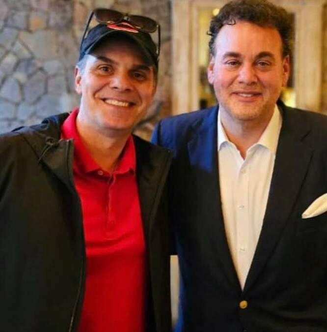 Christian Martinoli y David Faitelson se encontraron (@martinolimx)