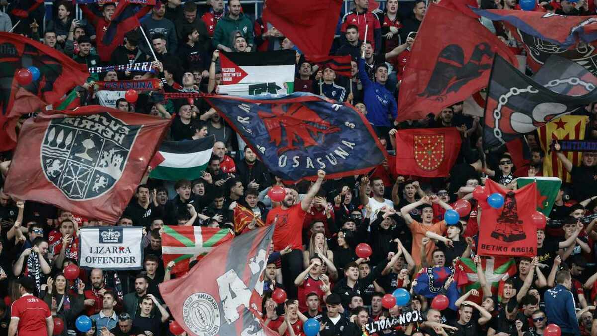 El duelo entre Osasuna y Real Madrid tuvo escenas de pánico (EFE)