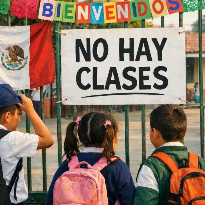Estados que no tendrán clases este lunes 23 de febrero por seguridad| Foto: IA