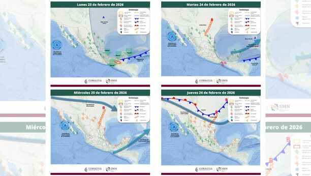 Frente frío 37 provocará caída de temperaturas y lluvias intensas en el país | Foto: CONAGUA