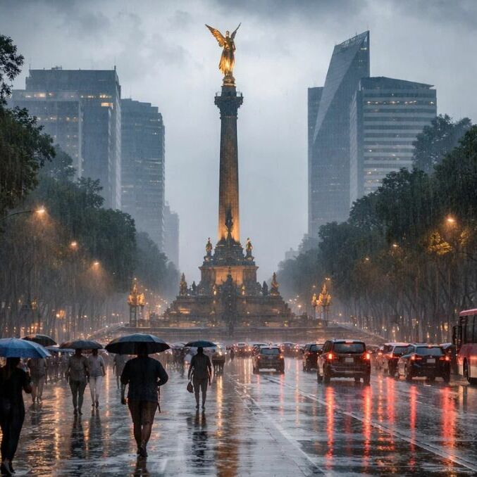 México se prepara para el frente frío 37: lluvias fuertes y hasta -10°C| Foto: IA