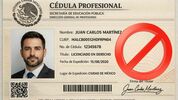 ¿Por qué ya no será aceptada la cédula profesional como identificación oficial en México? (Sora IA).