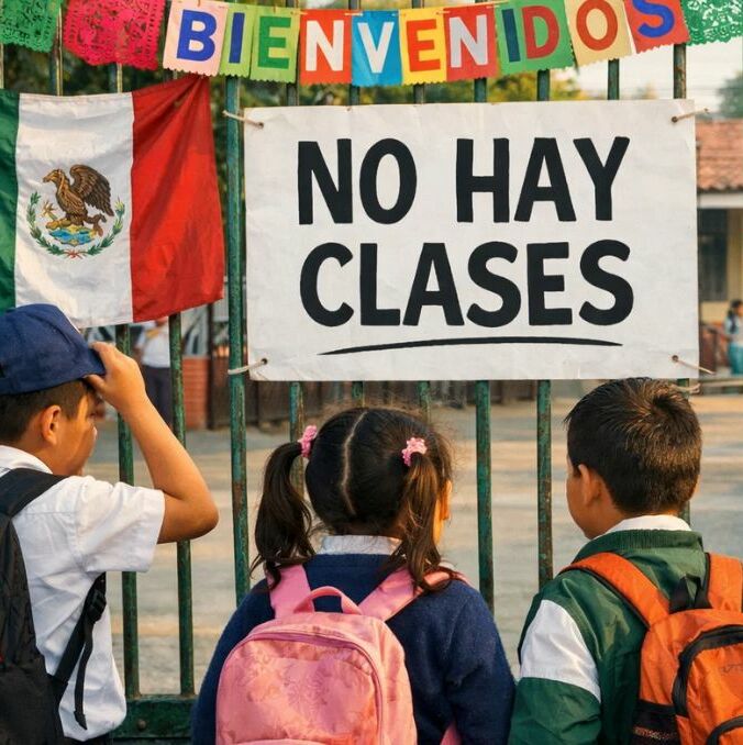 Estados que no tendrán clases este lunes 23 de febrero por seguridad| Foto: IA