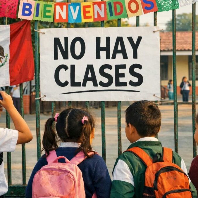 Estados que no tendrán clases este lunes 23 de febrero por seguridad| Foto: IA
