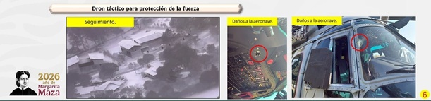 Daños en aeronave en operativo contra El Mencho (Defensa)