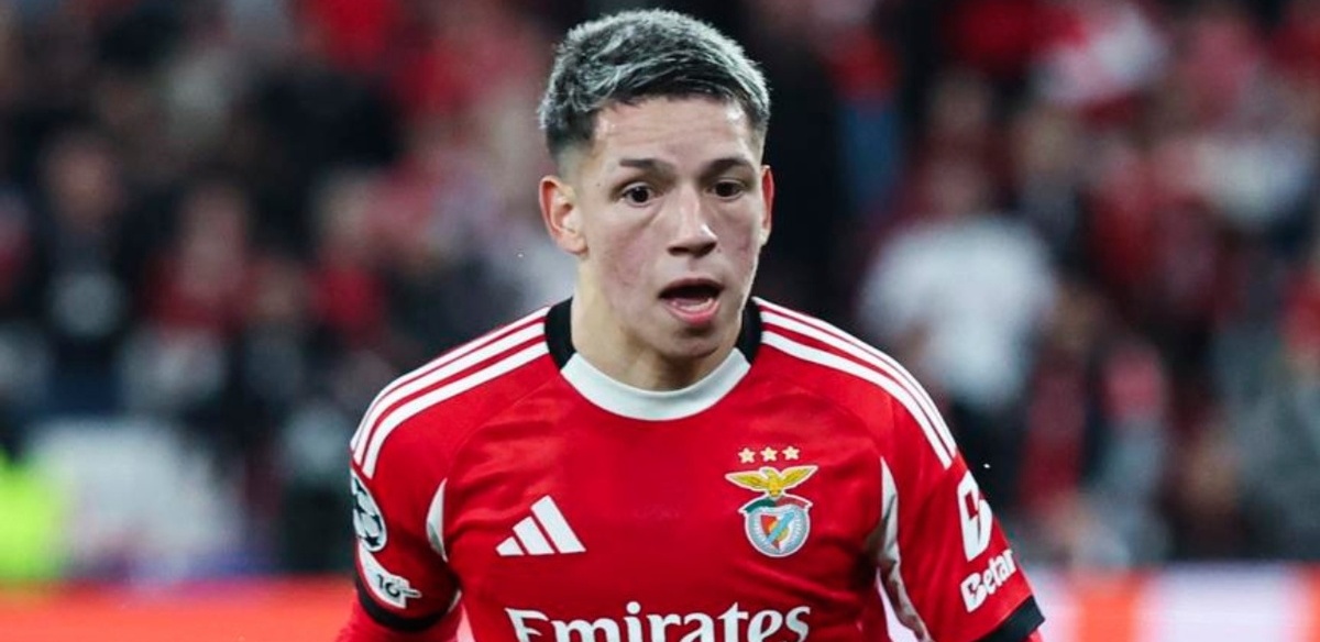 Gianluca Prestianni fue sancionado por la UEFA (EFE)