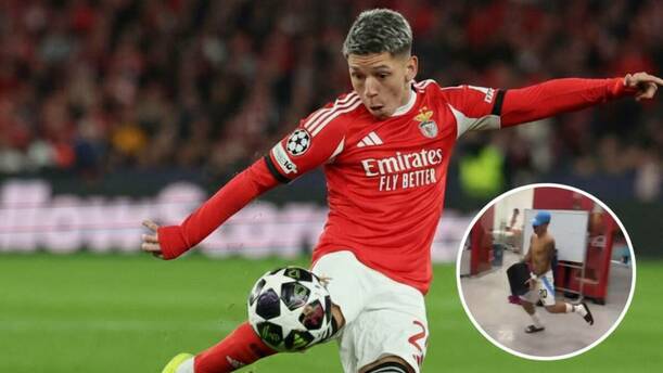 Gianluca Prestianni insultó de manera racista a Vinicius Jr (Reuters)