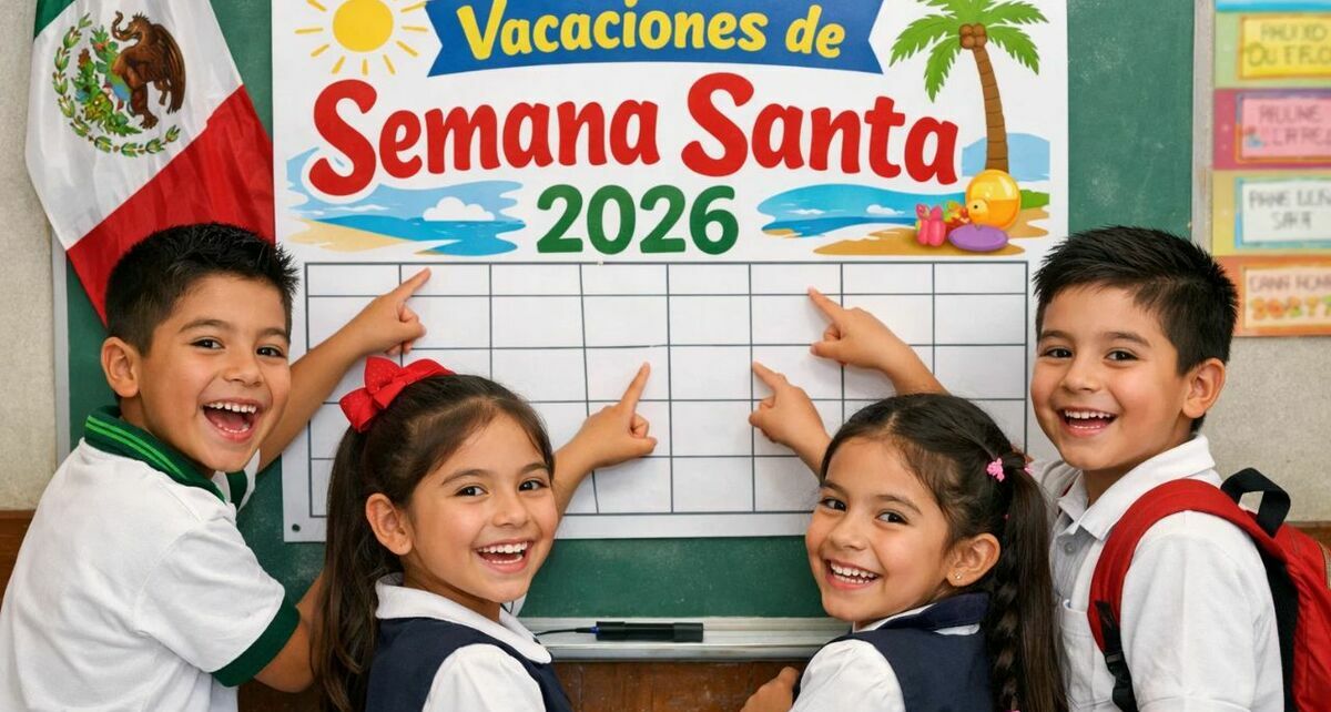 Estos son los estados donde se adelantarán las vacaciones de Semana Santa 2026 en México. (Sora IA).