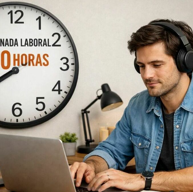 ¿Cómo se aplicará la reducción a la jornada laboral para trabajadores con home office? (Sora IA).