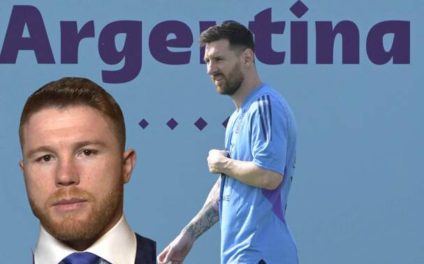 Canelo estalló contra Leo Messi (AFP)