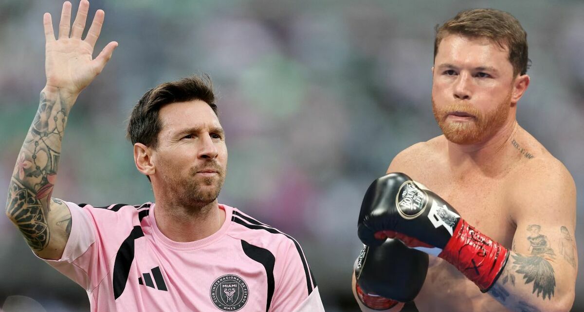 Canelo y Messi tienen una polémica ligazón. (Fotos: Reuters)