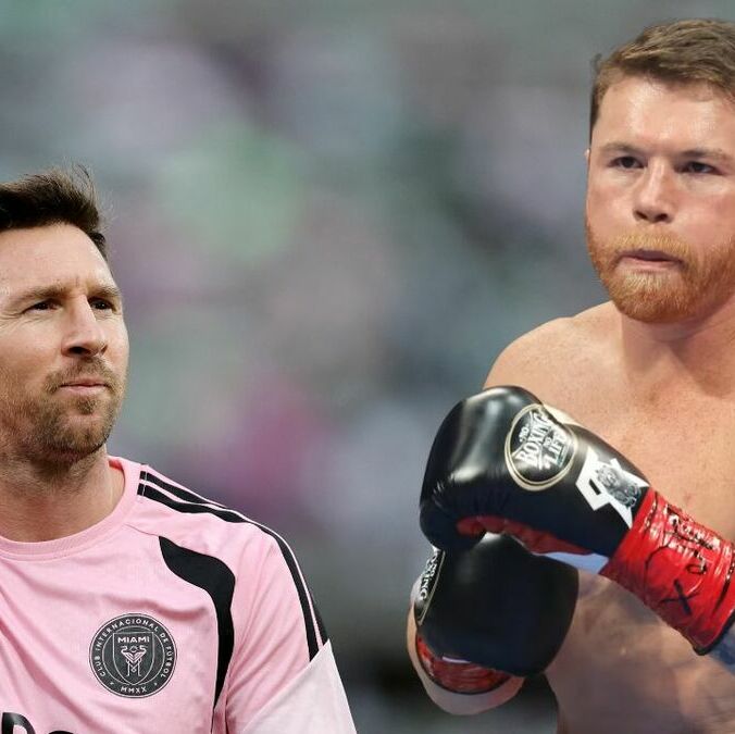 Canelo y Messi tienen una polémica ligazón. (Fotos: Reuters)