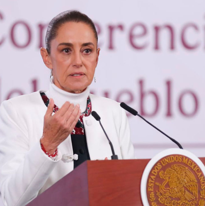 Claudia Sheinbaum, presidenta de México, garantiza la seguridad en el Mundial. (Foto: Araceli López)