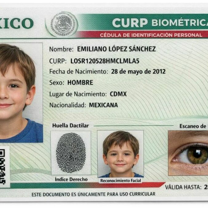 CURP Biométrica 2026: ¿Cuál es la edad mínima para realizar el trámite? Foto: Sora IA